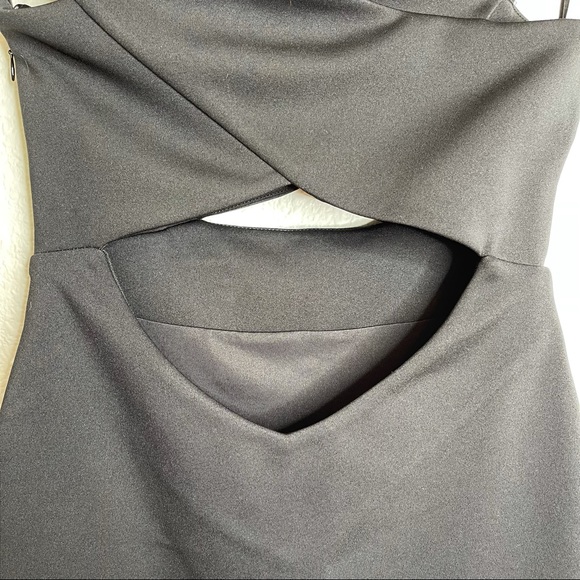 BEC & BRIDGE Nile Serpent Black Cutout Mini Dress - Picture 7 of 10